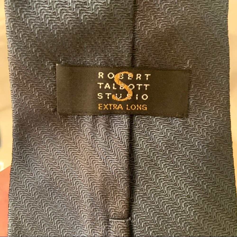 Robert Talbott Studio Hand Sewn Silk Extra Long T… - image 4